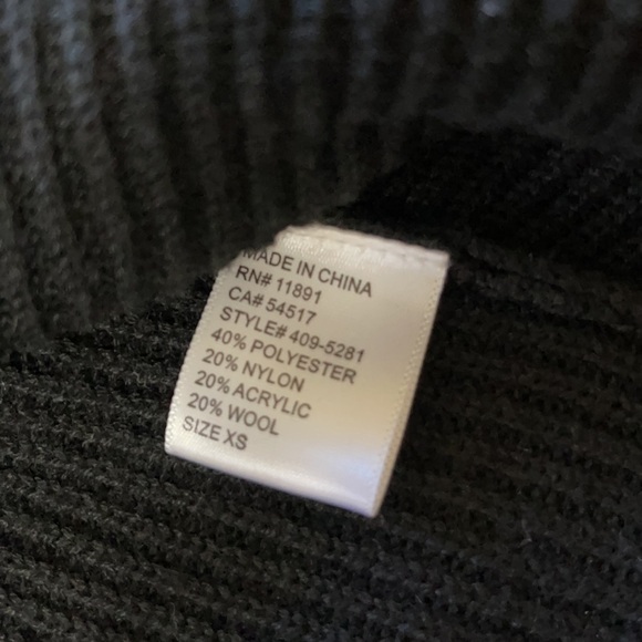 BAILEY 44 black opened front cardigan zipperFront. size XS. P/… - Picture 6 of 7